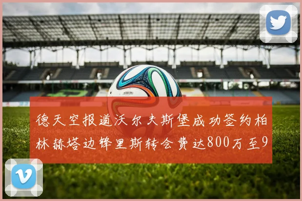 德天空报道沃尔夫斯堡成功签约柏林赫塔边锋里斯转会费达800万至900万欧元